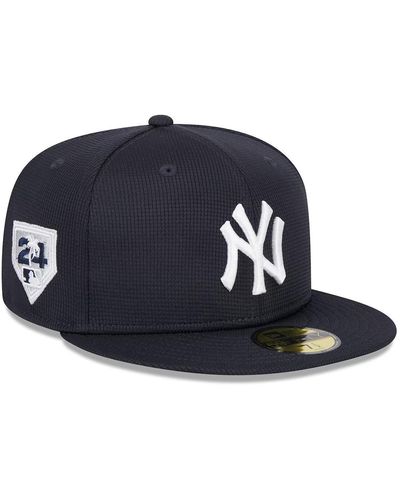 KTZ New York Yankees 2024 Spring Training 59fifty Fitted Hat - Blue