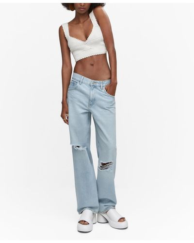 Mango Wide-leg jeans for Women | Online Sale up to 44% off | Lyst