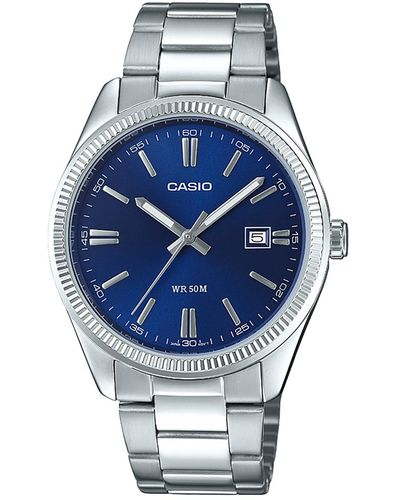 G-Shock Casio Analog -tone Stainless Steel Watch - Blue