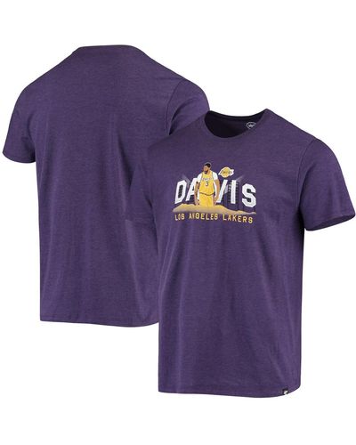'47 Anthony Davis Los Angeles Lakers Player Graphic T-shirt - Purple