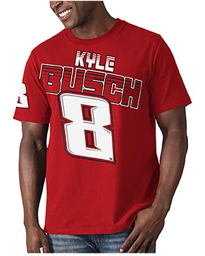 Starter Kyle Busch Special Teams T-shirt - Red