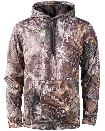 Dunbrooke Texas Rangers Champion Realtree Pullover Hoodie - Multicolor