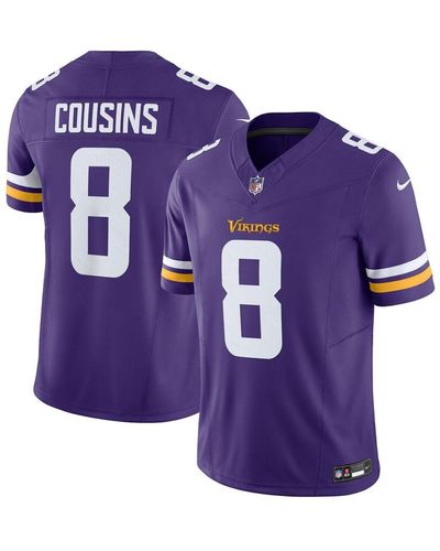 Men's Nike Kirk Cousins Purple Minnesota Vikings Color Rush Vapor