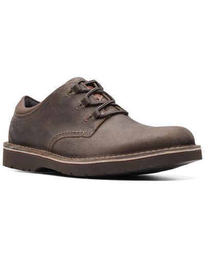 Clarks Collection Eastford Low Oxford Shoes - Brown