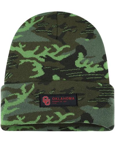 Nike Oklahoma Sooners Veterans Day Cuffed Knit Hat - Green
