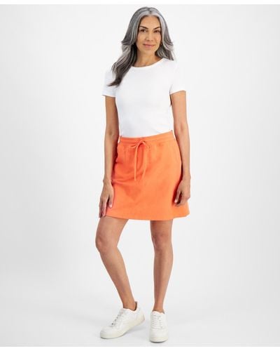 Style & Co. Jersey Skort - Orange
