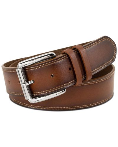 Stacy Adams Dylan Casual Leather Belt - Brown
