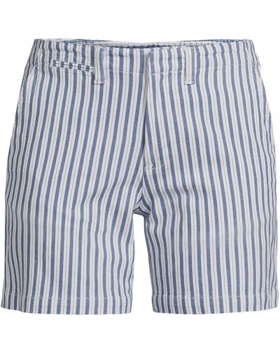 Lands' End Classic 7" Chino Shorts - Blue