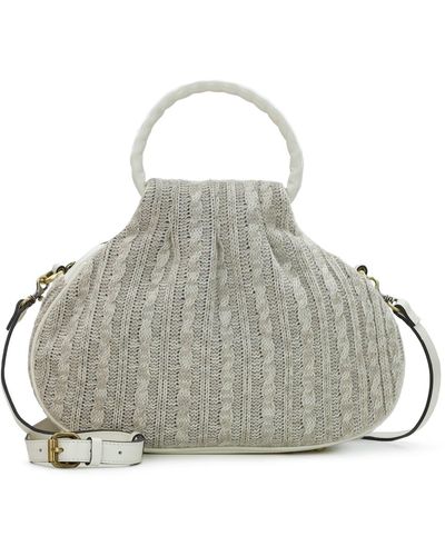 Patricia Nash Linley Medium Crossbody Bag - Gray