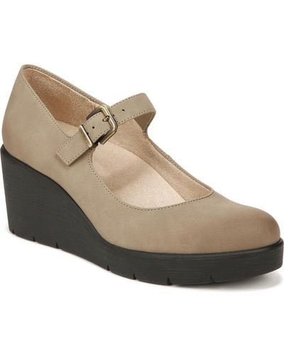 SOUL Naturalizer Adore Mary Jane Wedges - Brown
