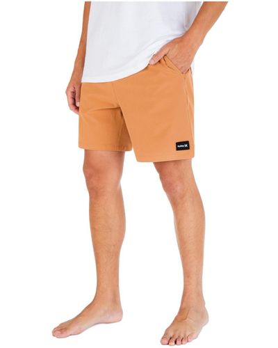 Hurley Phantom Zuma Ii Volley 18" Hybrid Shorts - Orange