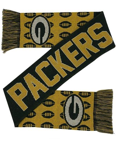 FOCO And Green Bay Packers Reversible Thematic Scarf