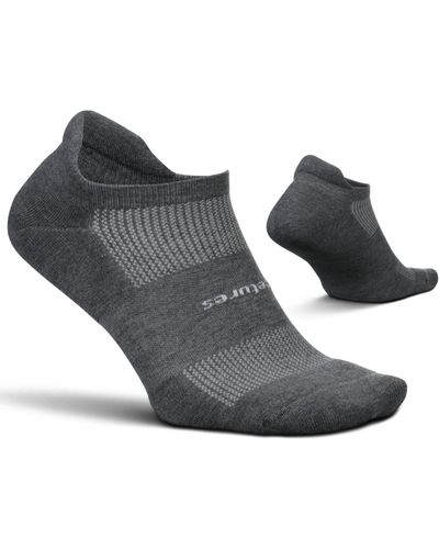 Feetures High Performance Max Cushion Ankle Sock - Gray