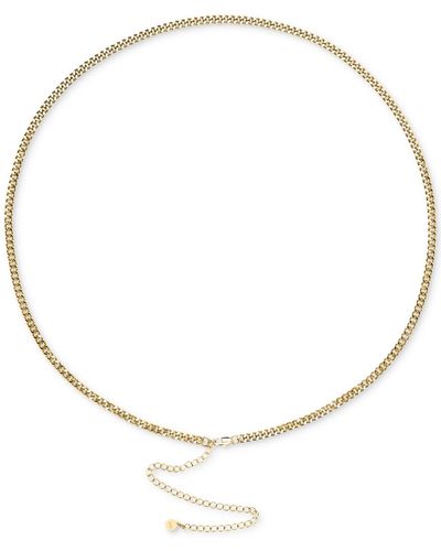 OMA THE LABEL 18k -plated Cuban Link Waist Chain - Natural