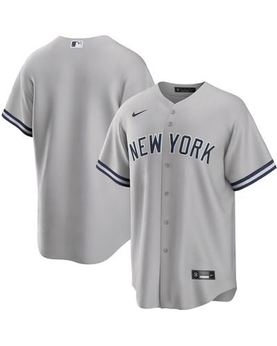 Nike Men's Gerrit Cole Gray New York Yankees Road Replica Player Name Jersey - Gray