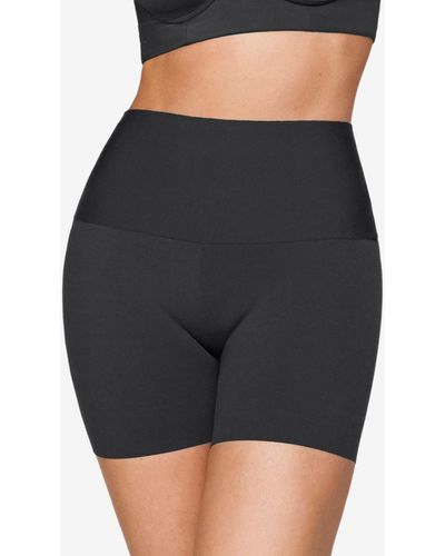 Leonisa Stay-in-place Seamless Slip Shorts - Black