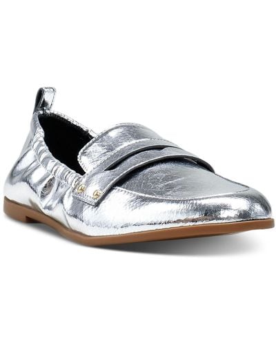 Jessica Simpson Selipa Slip-on Loafer Flats - Metallic