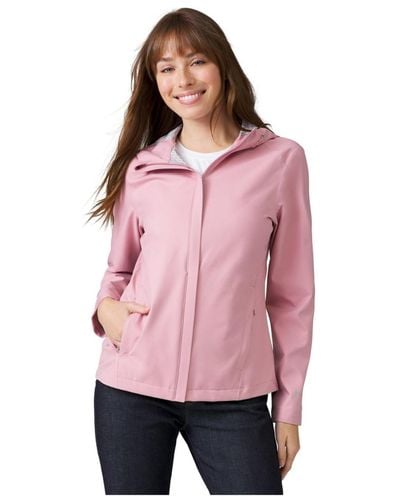 Free Country X2o Packable Rain Jacket - Pink