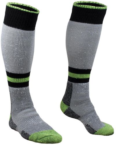 Refrigiwear Cold Weather Moisture Wicking 15-inch Knee Length Super Sock - Green