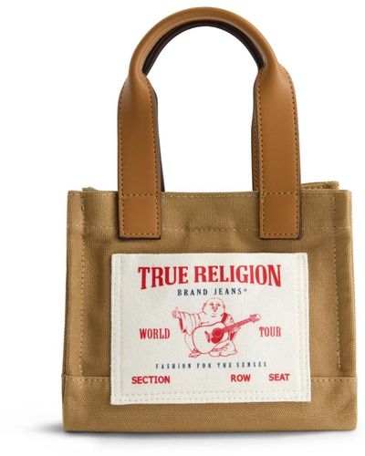 True Religion Mini Tote - White
