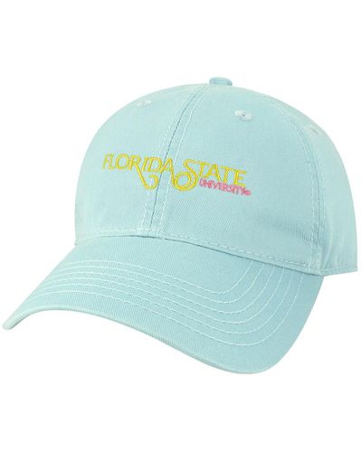 League Collegiate Wear Florida State Seminoles Beach Club Waves Relaxed Twill Adjustable Hat - Blue