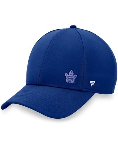 Fanatics Toronto Maple Leafs Authentic Pro Road Structured Adjustable Hat - Blue
