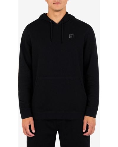 Hurley Icon Boxed Pullover Hooded Sweatshirt - Black