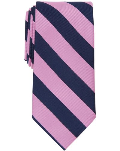 Club Room Classic Stripe Tie - Pink