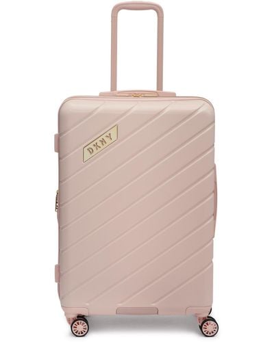 DKNY Bias 24" Upright Trolley luggage - Natural