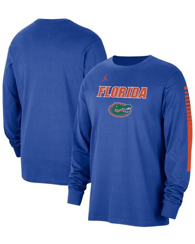 Nike Florida Gators Slam Dunk Long Sleeve T-shirt - Blue