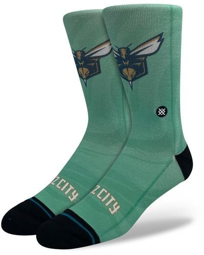 Stance And Charlotte Hornets 2023/24 City Edition Crew Socks - Green