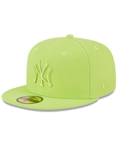 KTZ Neon Green New York Yankees 2023 Spring Color Basic 59fifty Fitted Hat