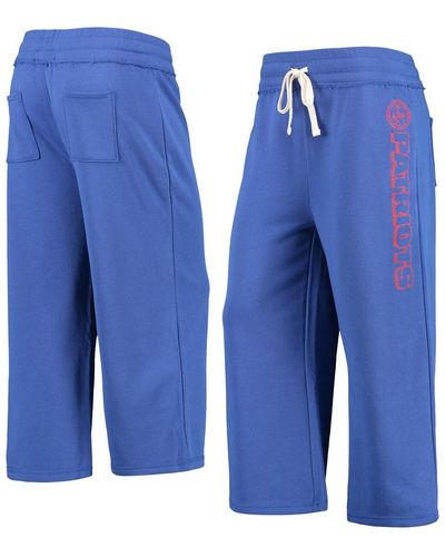 Junk Food New England Patriots Cropped Pants - Blue
