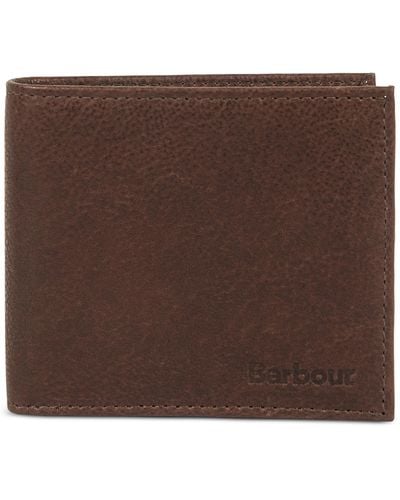 Barbour Padbury Leather Wallet - Brown