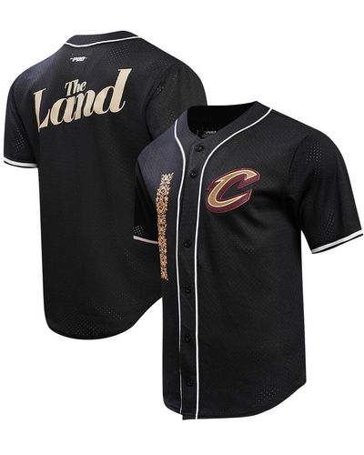 Pro Standard Cleveland Cavaliers 2023/24 City Edition Mesh Baseball Jersey - Black