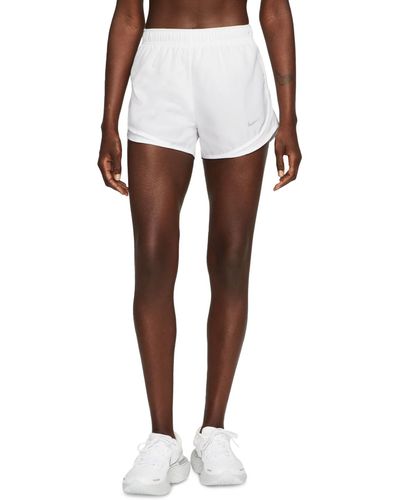 Nike Tempo Brief-lined Running Shorts - White
