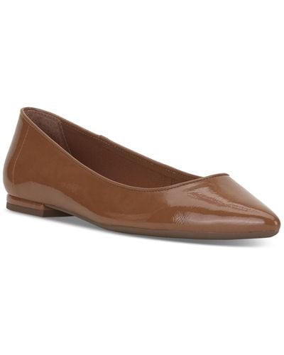 Jessica Simpson Cazzedy Pointed-toe Slip-on Flats - Brown