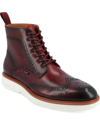 Taft 365 Model 005 Wingtip Lace-up Boots - Brown