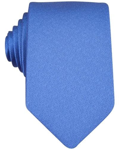 BarIII Sable Solid Tie - Blue