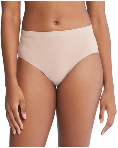 Calvin Klein Bonded Flex Seamless High-rise Bikini Brief Underwear Qd5160 - Multicolor