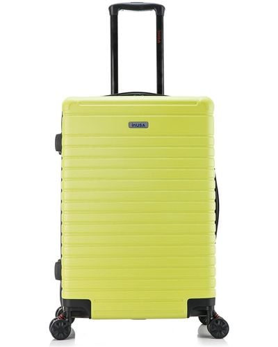 InUSA Deep Lightweight Hardside Spinner luggage - Yellow