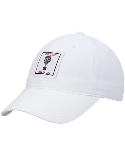 Black Clover New Mexico Lobos Dream Adjustable Hat - White