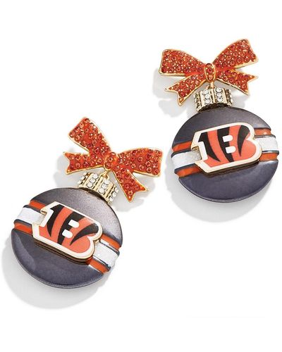 BaubleBar Cincinnati Bengals Ornament Earrings - Orange