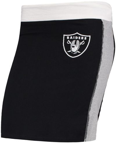 Refried Apparel Las Vegas Raiders Short Skirt - Black