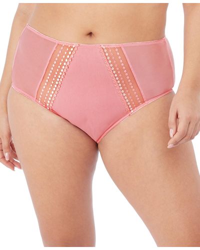 Elomi Plus Size Matilda Full Brief Panty El8906 - Pink