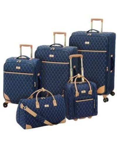 London Fog Queensbury Softside luggage Collection - Blue
