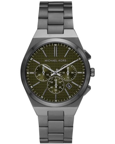 Michael Kors Mk9118 - Lennox Chronograph Stainless Steel Watch - Metallic