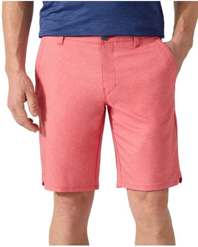 Tommy Bahama On Par Flat Front 10" Shorts - Pink