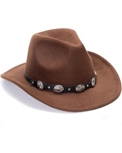 Vince Camuto Felted Cowboy Hat - Brown