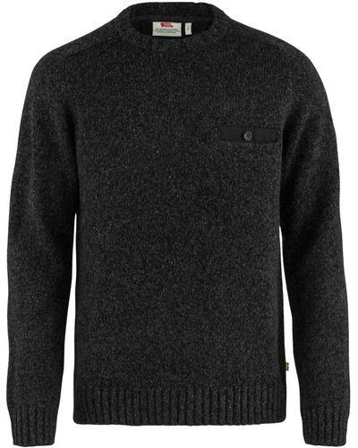 Fjallraven Lada Round-neck Sweater M - Black
